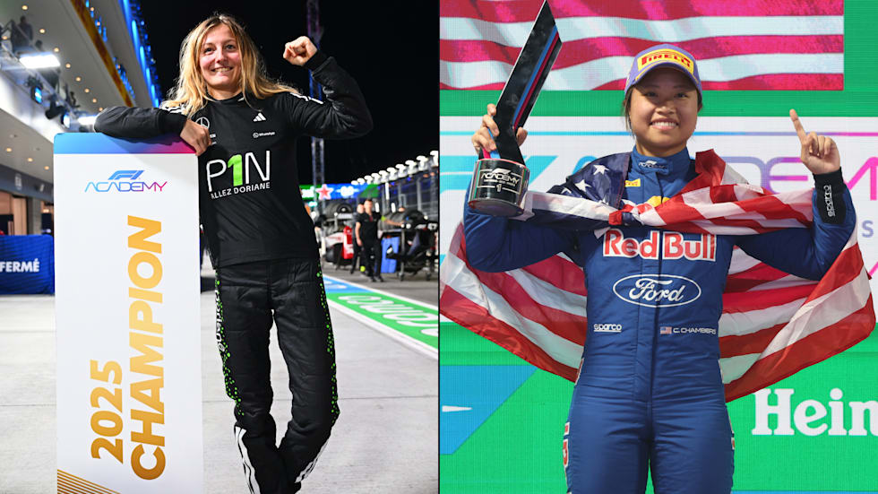  Doriane Pin clinches F1 ACADEMY title as Chloe Chambers charges to victory in exhilarating Las Vegas finale