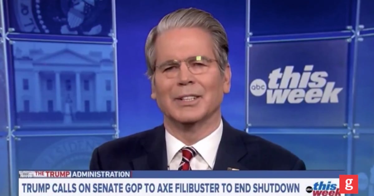  Bessent Erupts in Shouting Match With Trump’s Nemesis ABC News Anchor