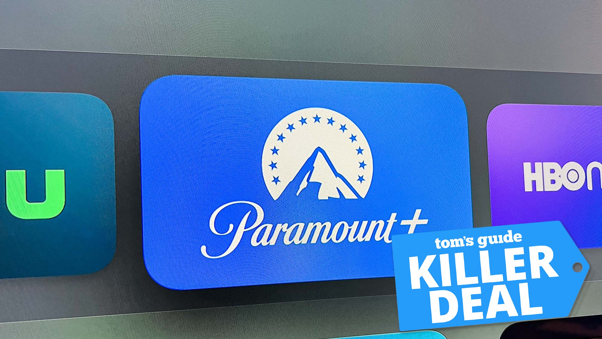 Paramount Plus logo with Tom's Guide "Killer Deal" badge