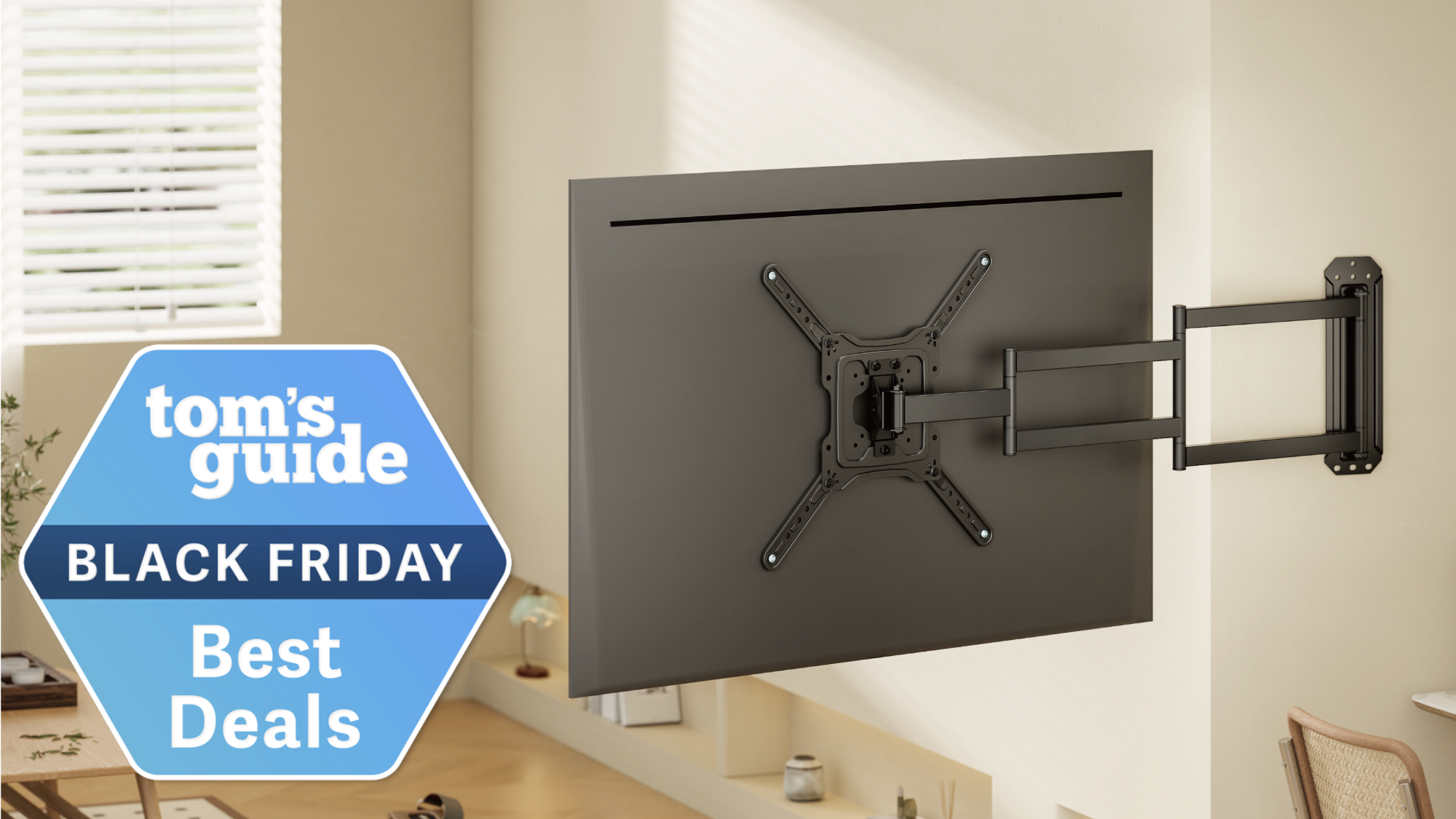 Wall mount with Black Friday deals tag