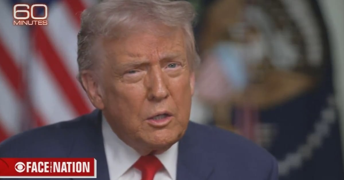  Trump Cryptically Hints at ‘Secret’ War Plot With Xi in ’60 Minutes’ Interview