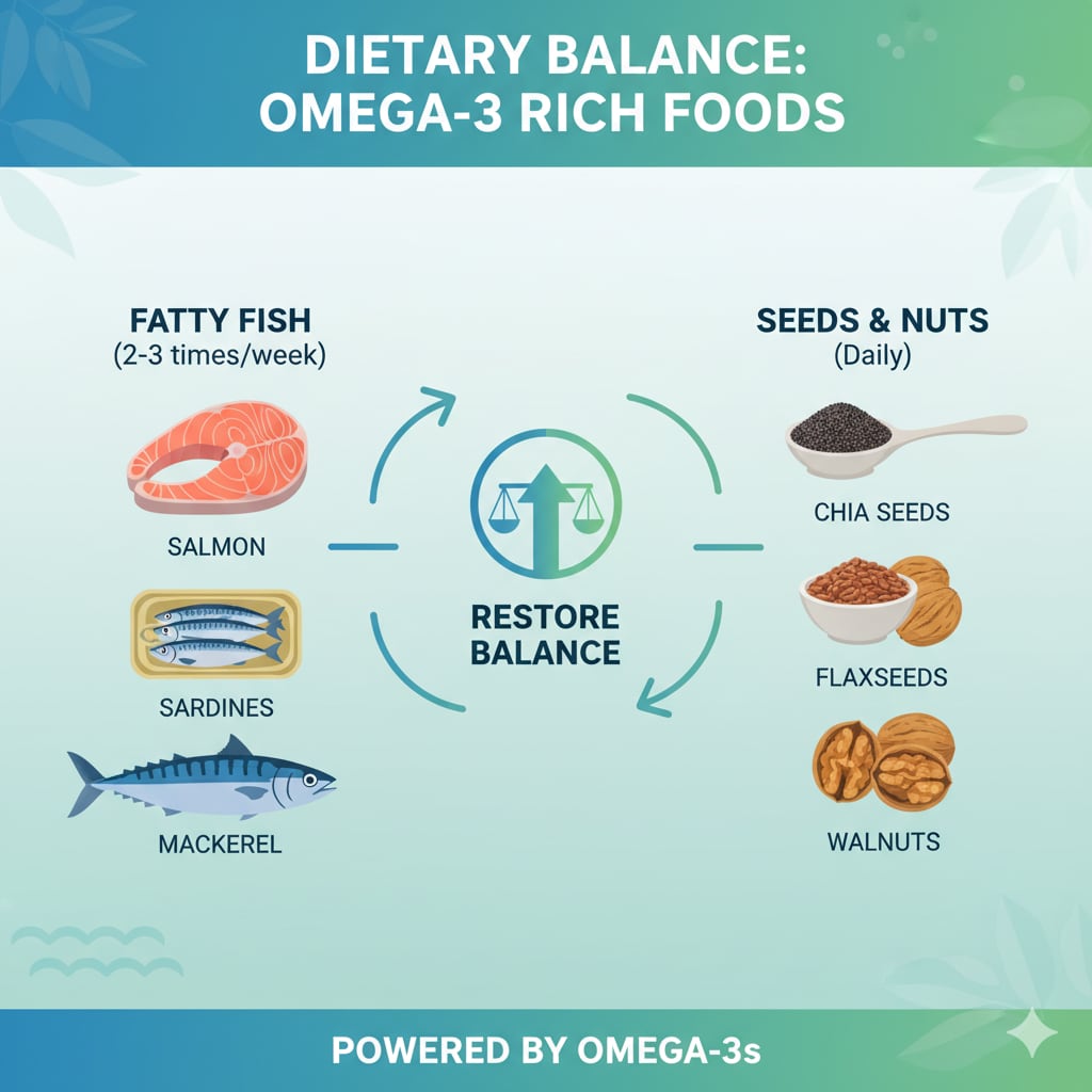 Omega-3 rich foods to add to your diet. (Picture credit: Gemini AI)