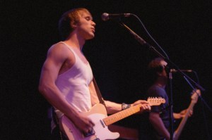 SANTA ANA, CA - JUNE 12: Singer Todd Snider performs at the Galaxy Theatre in Santa Ana, California on June 12, 1998. (Photo by Jim Steinfeldt/Michael Ochs Archives/Getty Images)