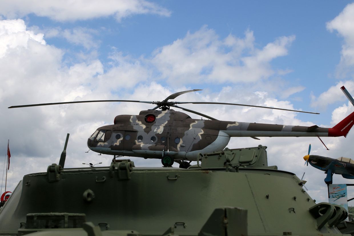  Ukraine downs Russian Mi-8 helicopter with deep strike drone for first time, military claims