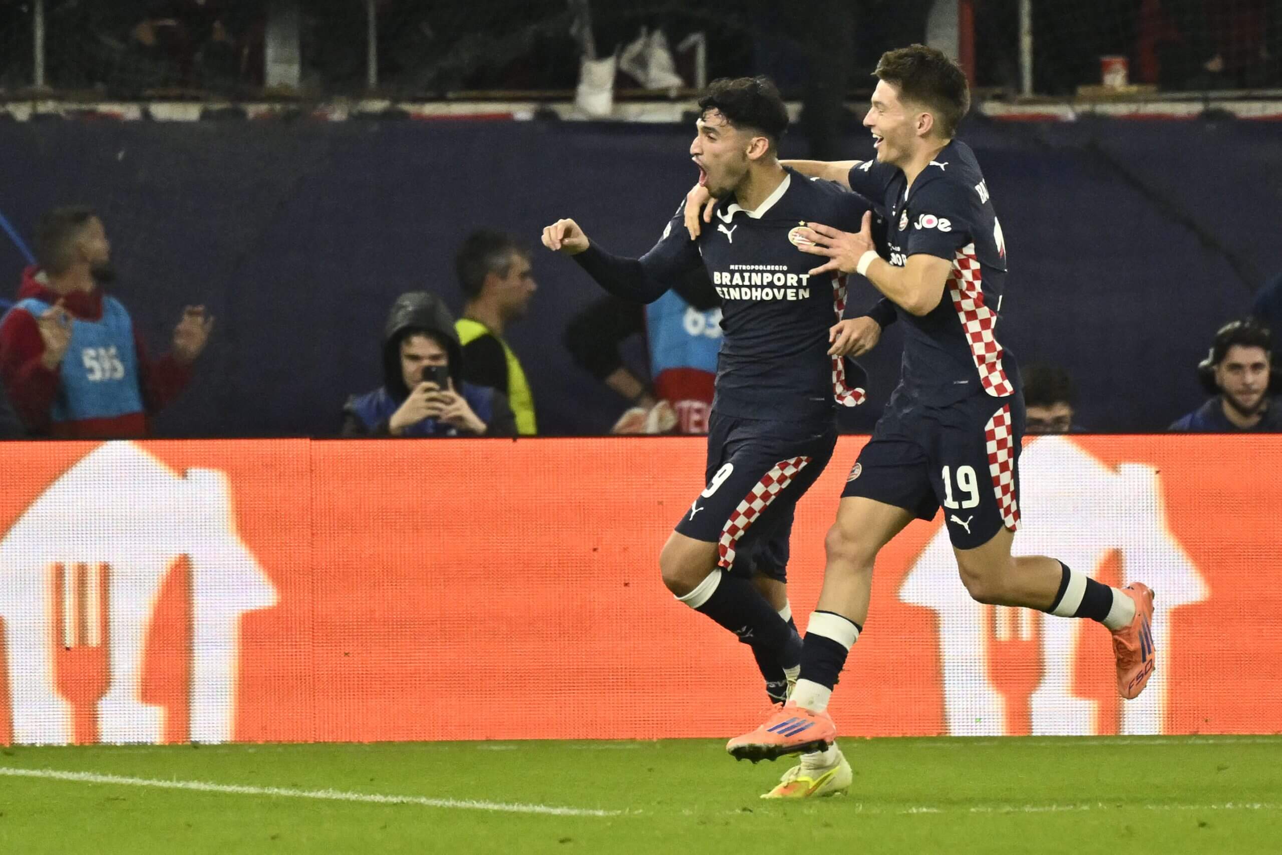 Ricardo Pepi scores for PSV in Champions League