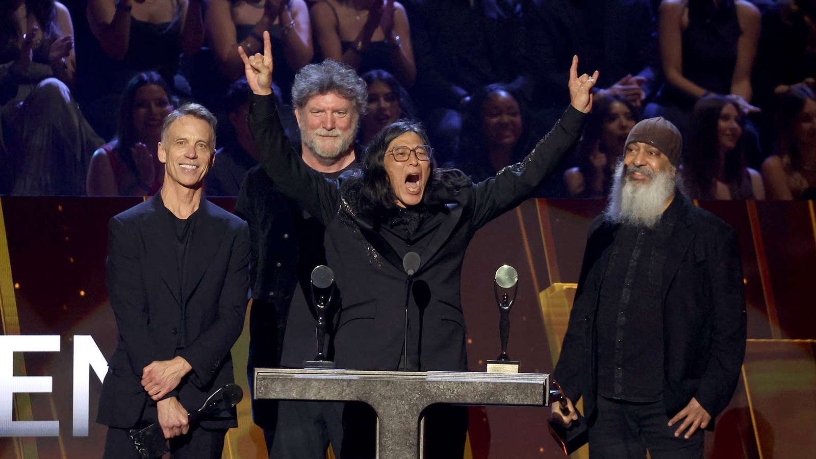  Soundgarden Enlist Jim Carrey, Seattle All-Stars at Rock Hall Ceremony