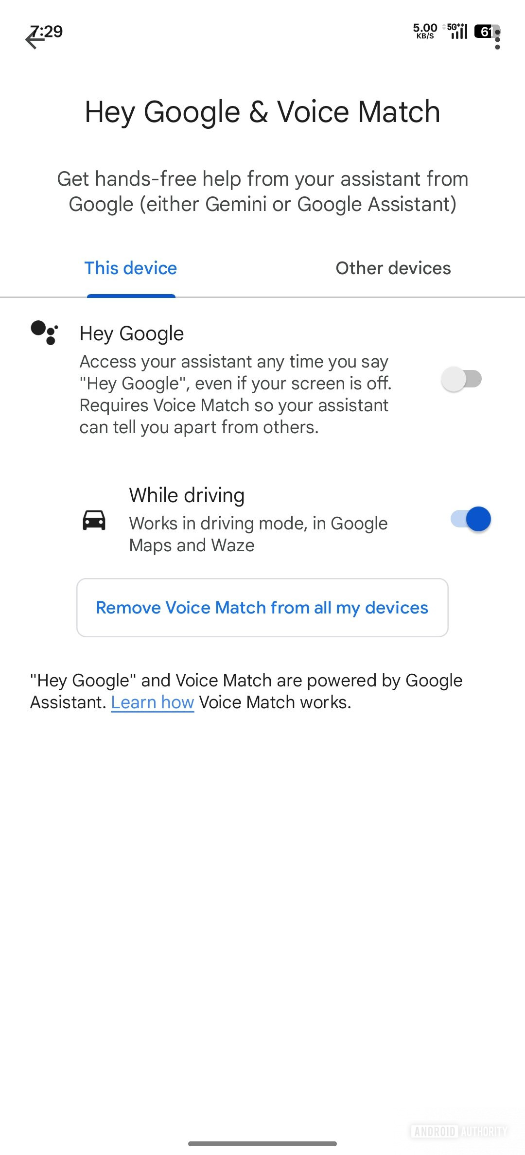 Hey Google and Voice Match powered by Google Assistant (1)