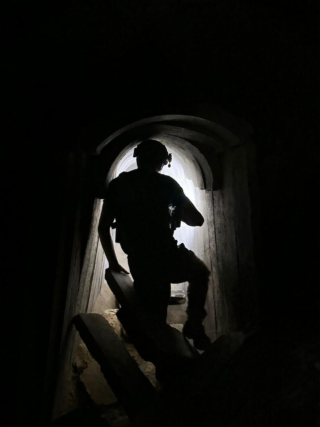 המנהרה בה הוחזק סגן הדר גולדין ז"ל