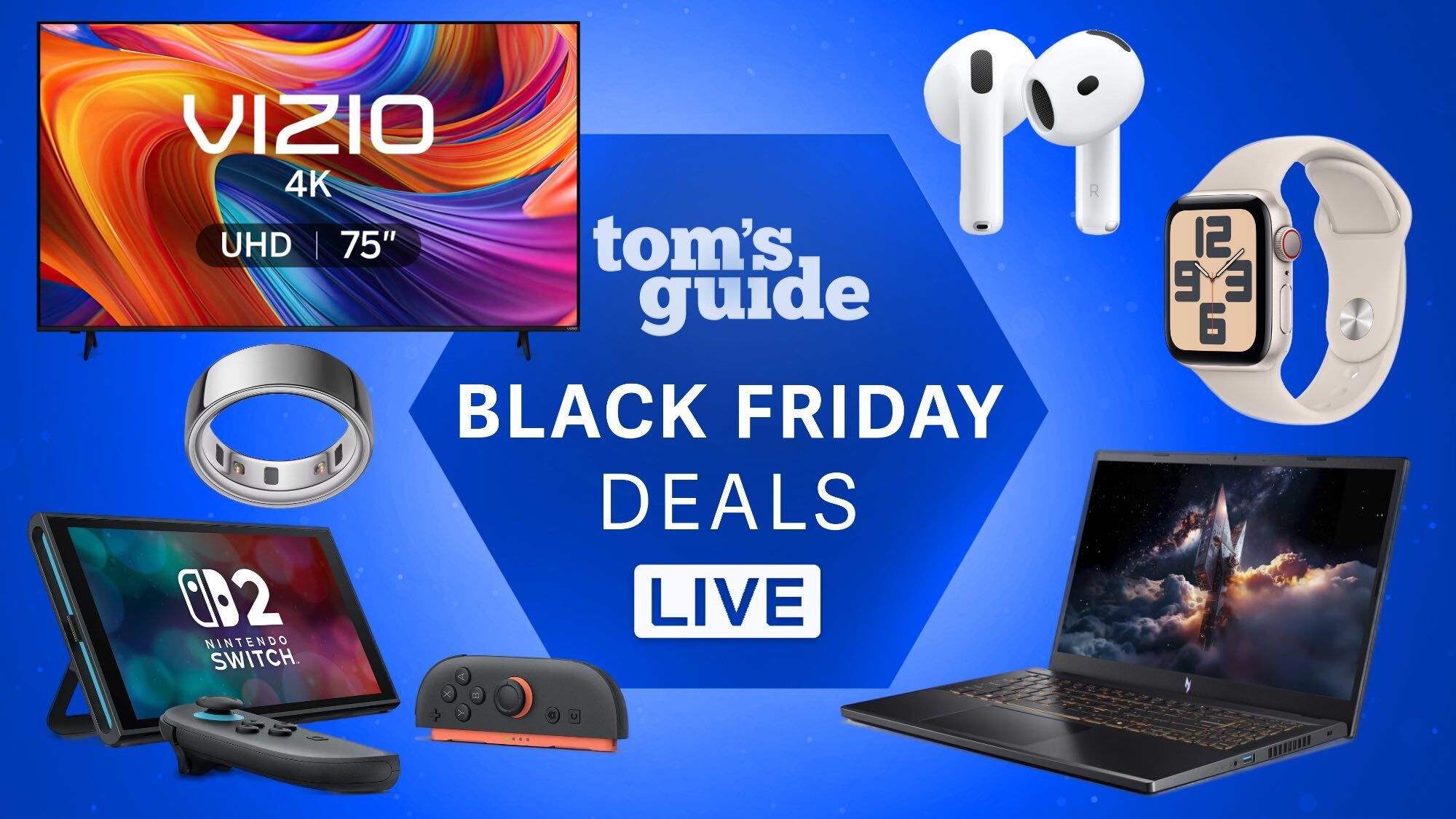  Walmart Black Friday deals LIVE — $69 AirPods 4, $498 85-inch TV and more