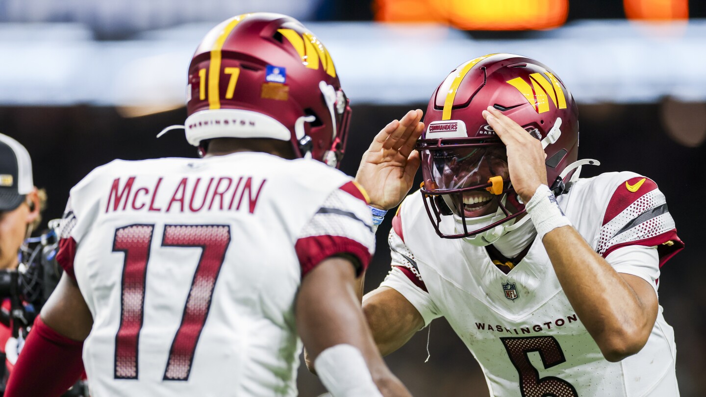  Jayden Daniels, Terry McLaurin limited in return to practice