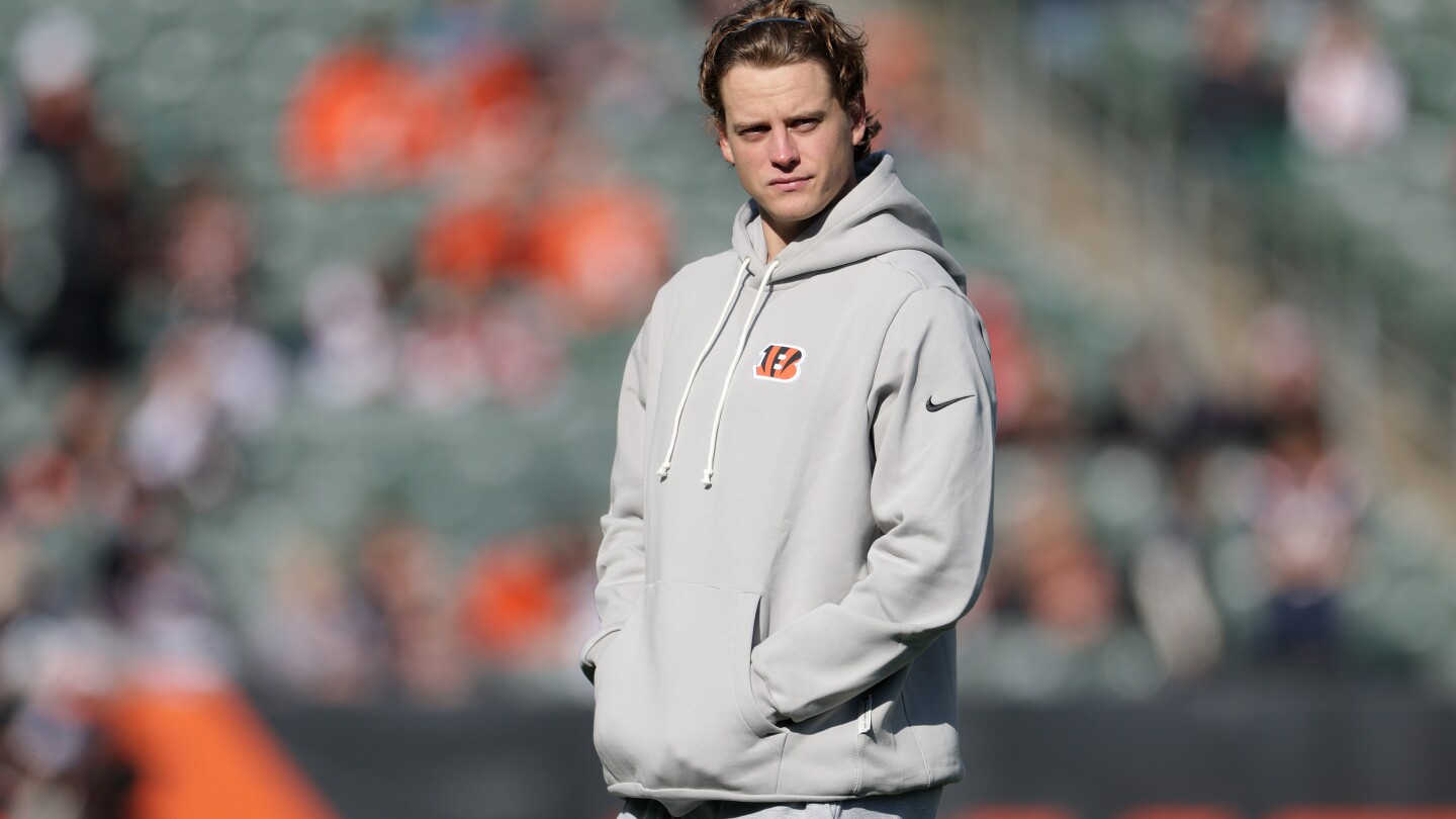  Joe Burrow’s status for Thursday night is “TBD”