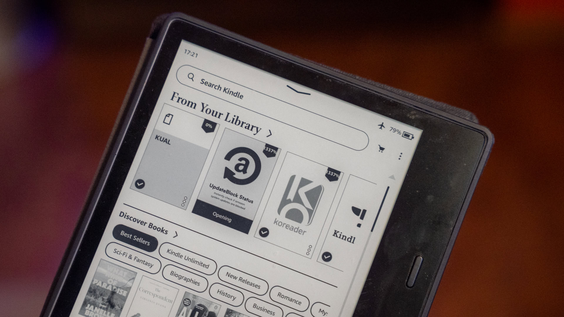 Kindle Jailbreak reasons block update