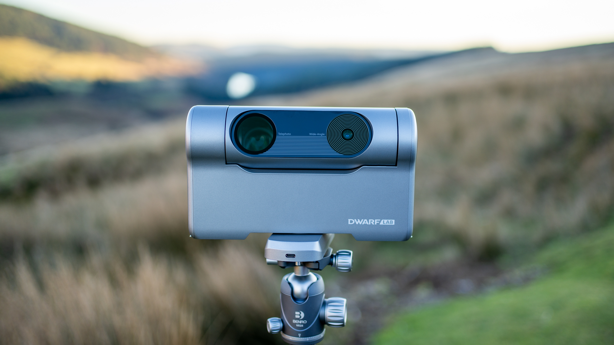 The DWARFLAB DWARF 3 in a field during testing