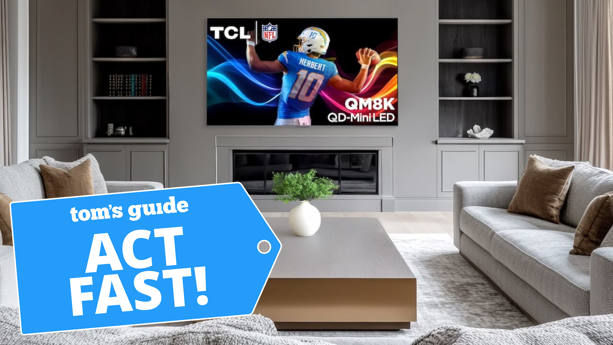 TCL QM8K with deals tag