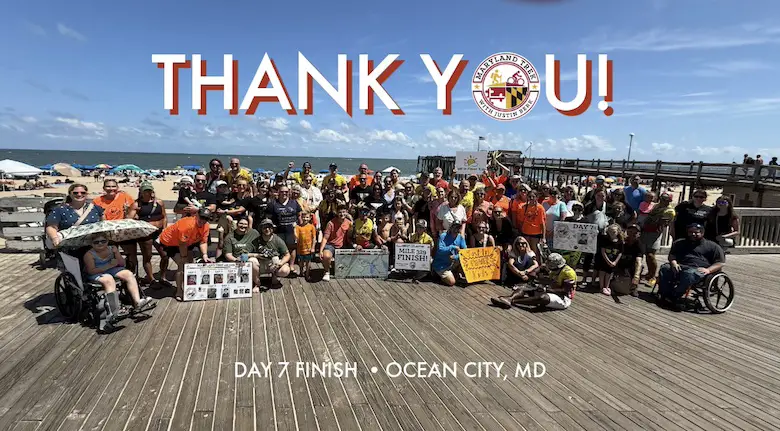 Maryland Trek 12 Finish August 9 2025