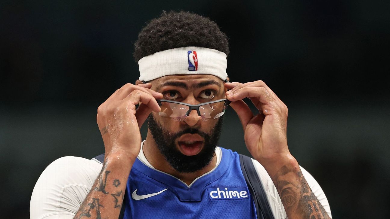  Mavs’ Anthony Davis (calf) to make return against Lakers
