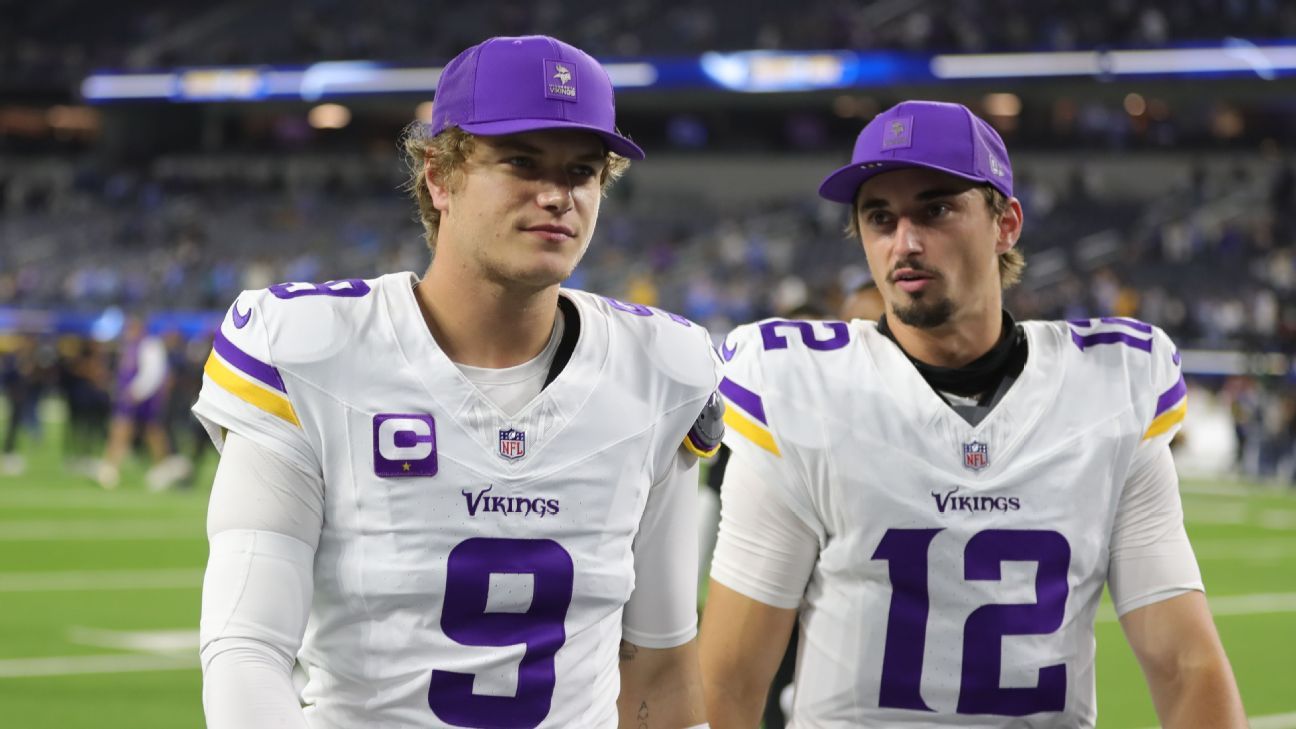 Max Brosmer to make 1st start in Vikings-Sam Darnold reunion game