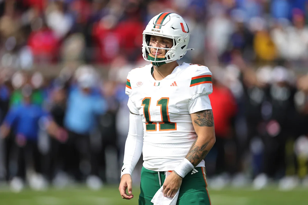  No. 10 Miami likely knocked from ACC and College Football Playoff contention with OT loss at SMU