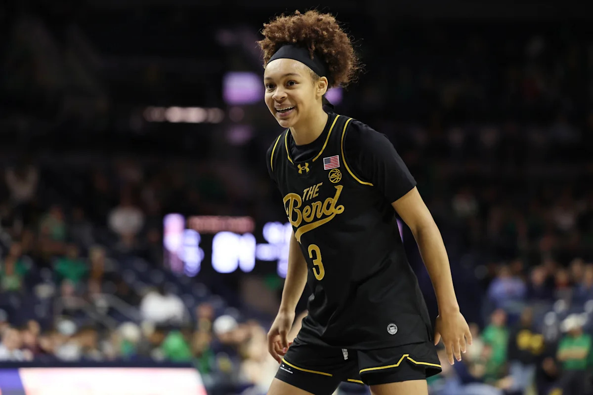  No. 18 Notre Dame star Hannah Hidalgo drops 44 points, NCAA-record 16 steals in blowout win over Akron