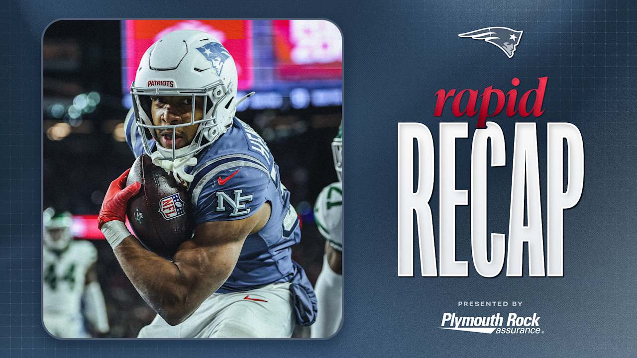  Patriots Ground Jets on Thursday Night Football, 27-14