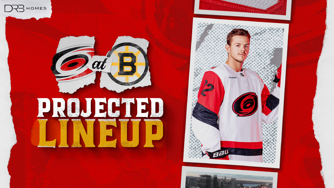  Projected Lineup: November 1 at Boston