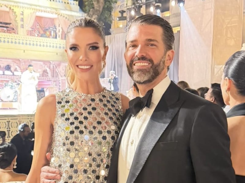 The spectacle of sequins and midriff unfolded at the opulent wedding of Netra Mantena.