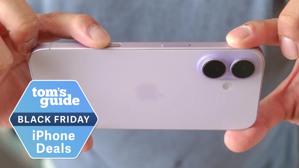 iPhone 17 with Black Friday badge