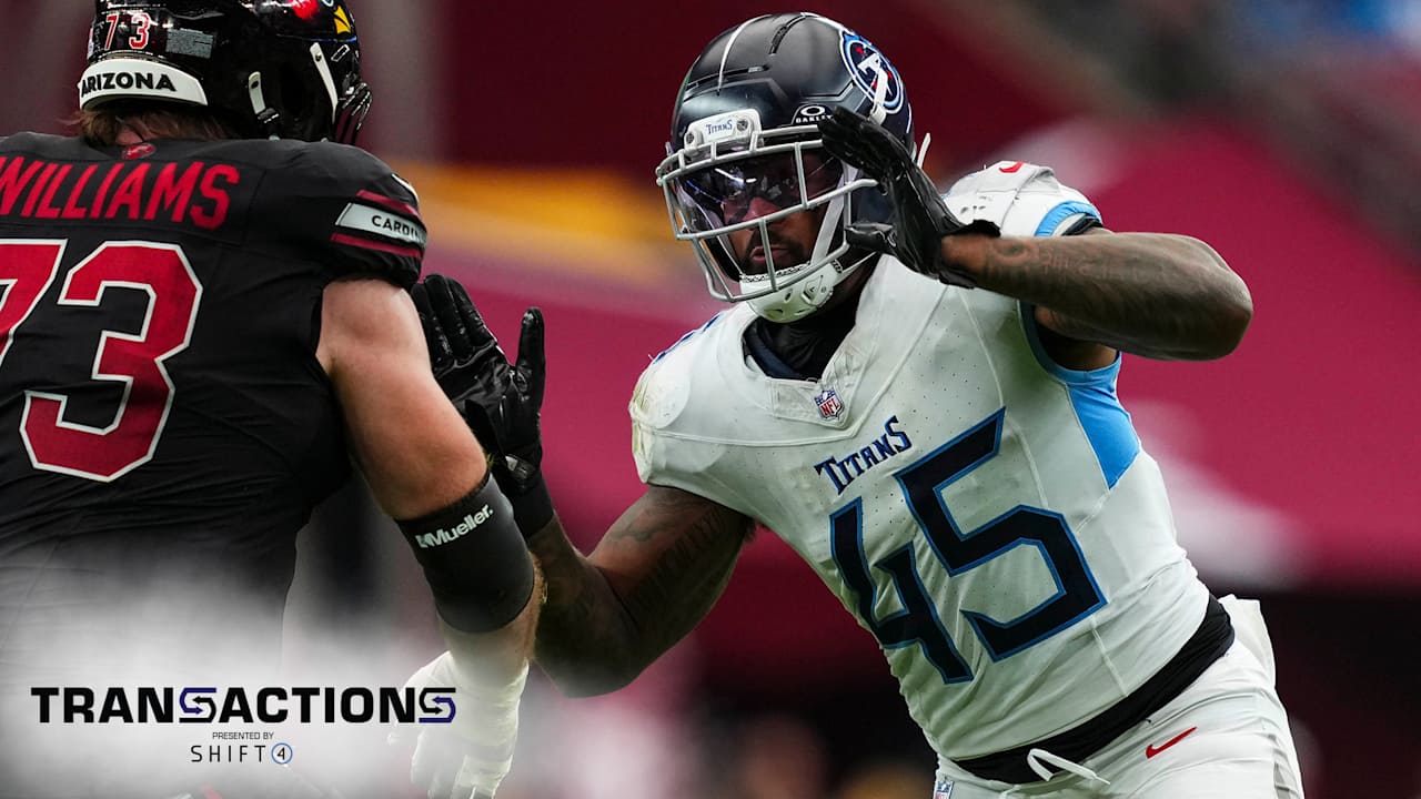  Ravens Trade for Titans Outside Linebacker Dre’Mont Jones