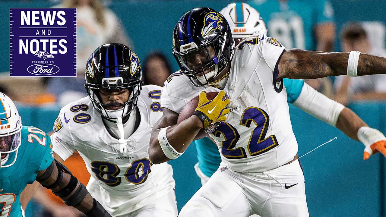  Ravens Want to Get Run Game Going vs. Browns
