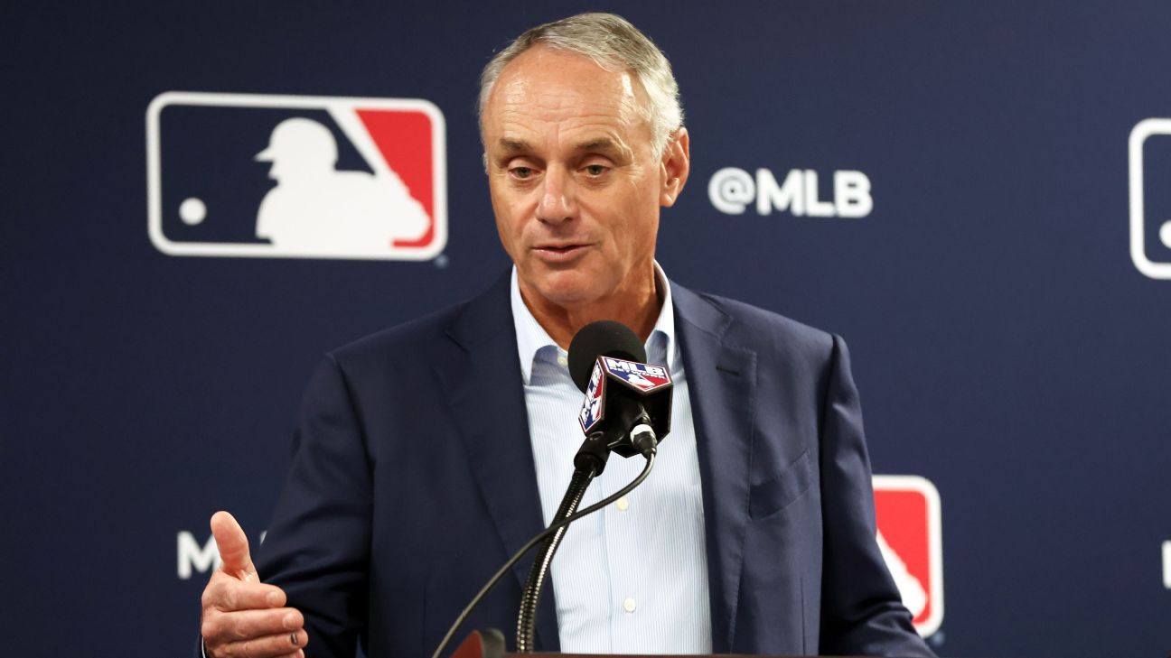  Rob Manfred addresses MLB’s next steps after betting scandal