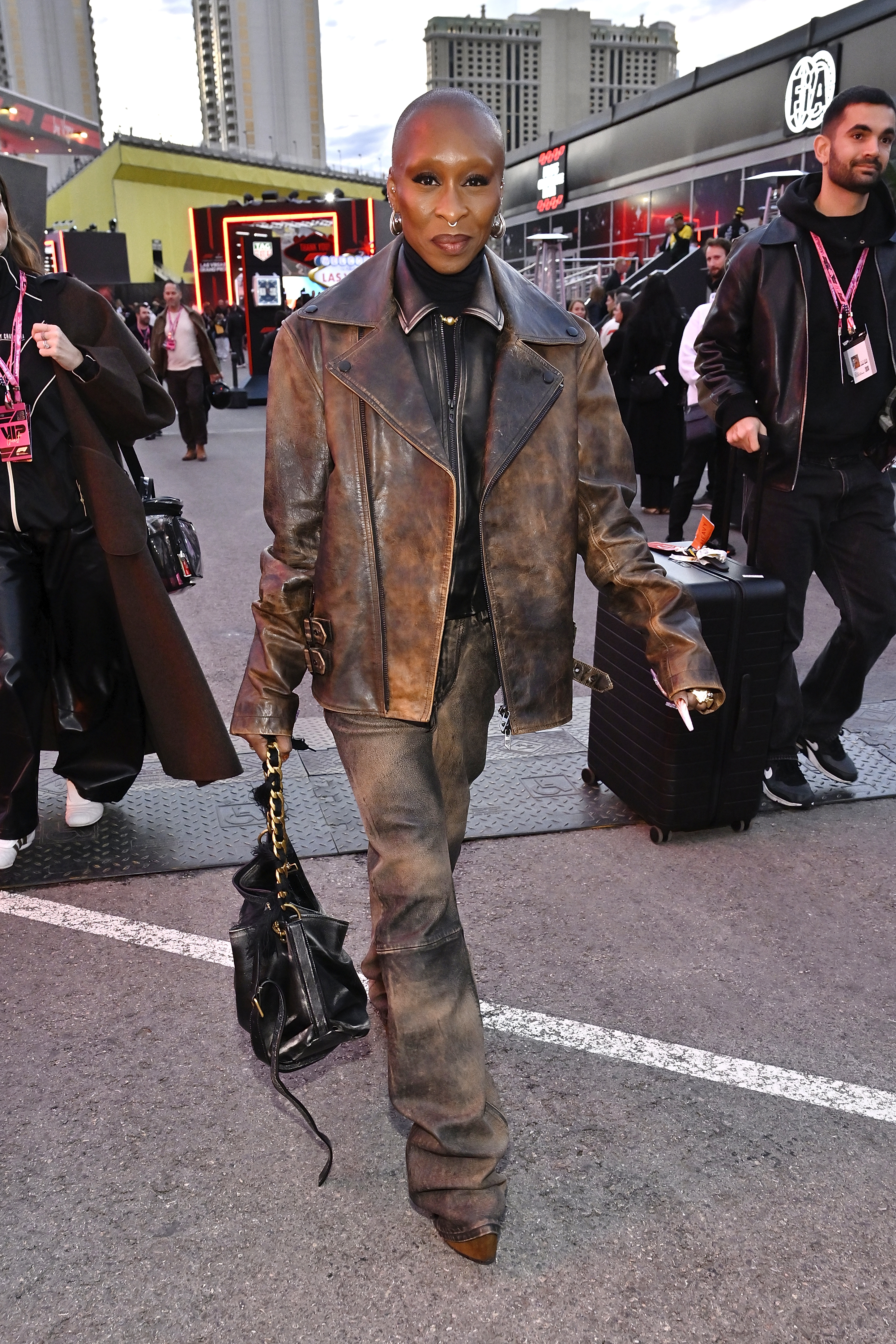 celebrities attending the 2025 las vegas grand prix