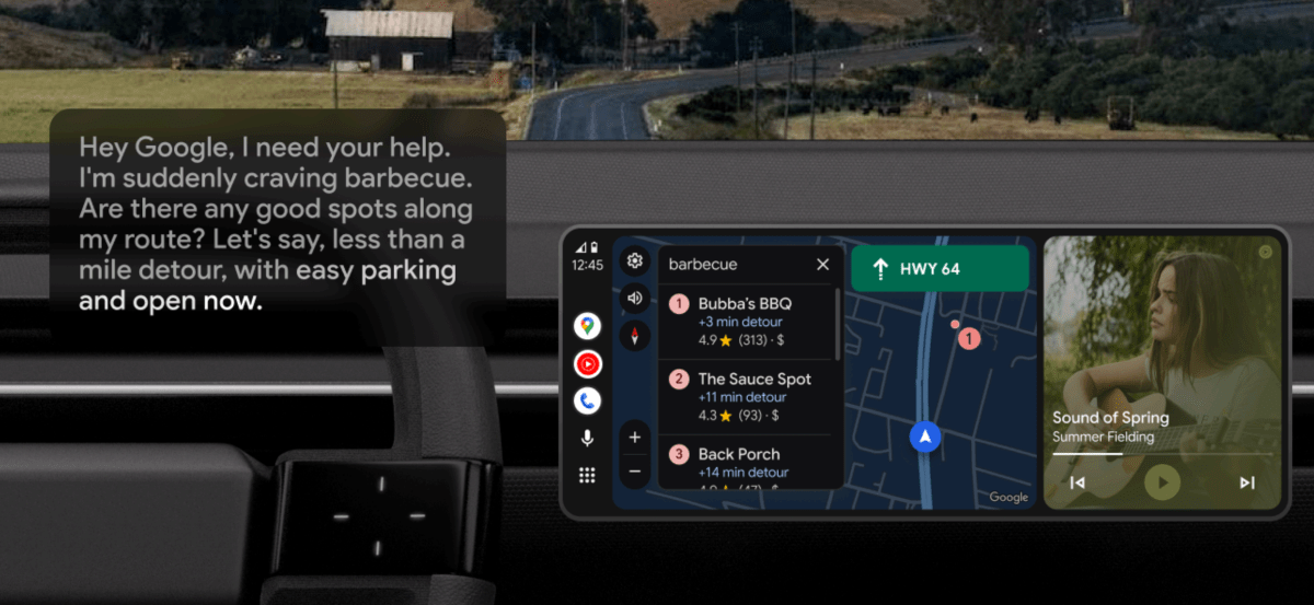  Gemini starts rolling out to Android Auto globally