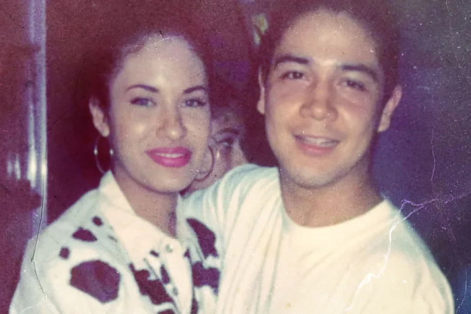 Selena Quintanilla and Chris Pérez. 