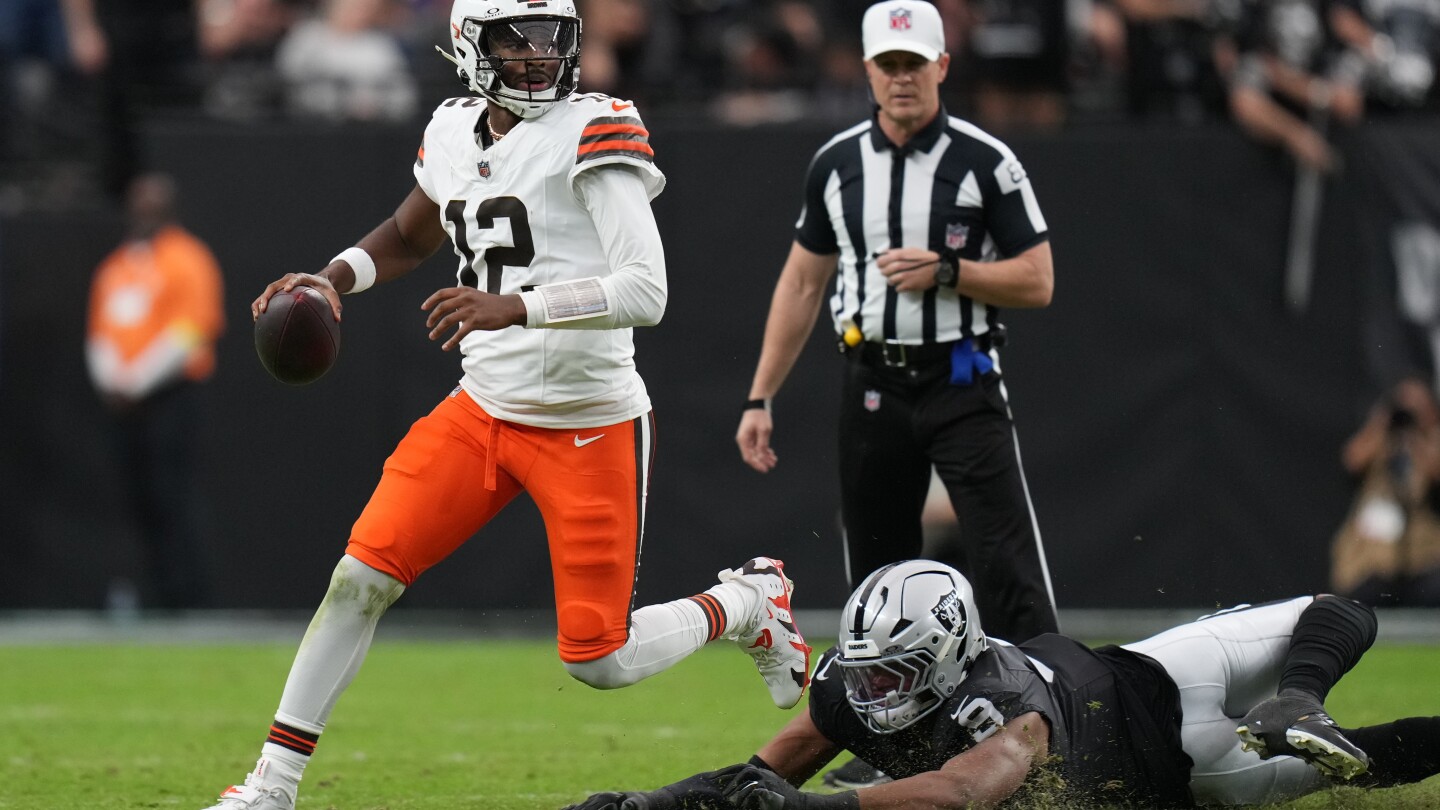  Shedeur Sanders to make 2nd NFL start for Browns against 49ers