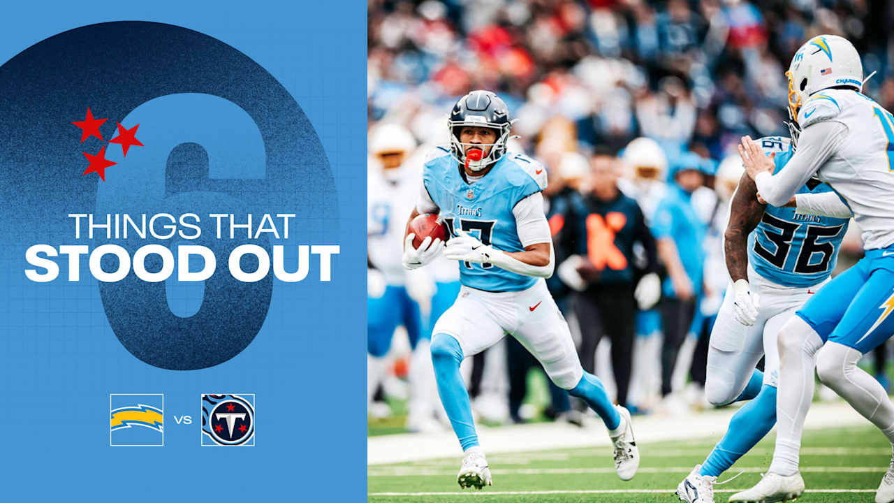  Six Things That Stood Out for the Titans in Sunday’s 27-20 Loss to the Chargers 
