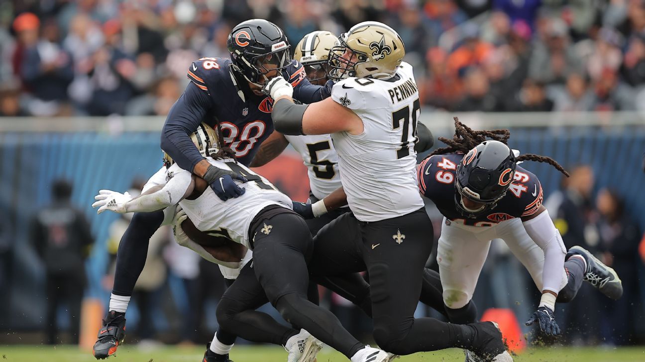  Sources: Chargers trade for Saints OL Trevor Penning