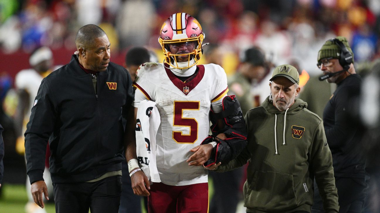  Sources: No ligament damage or surgery for Commanders QB Daniels