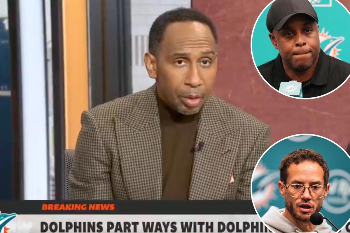  Stephen A. Smith lashes out at Dolphins for firing GM while keeping ‘Geek Squad’ coach