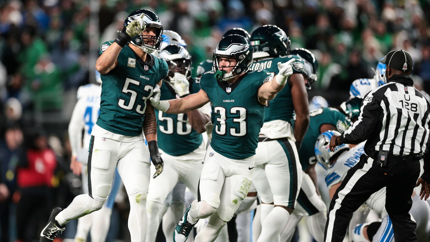  Sunday Night Football: Eagles bully Jared Goff, Lions offense, improve to 8-2 with 16-9 win