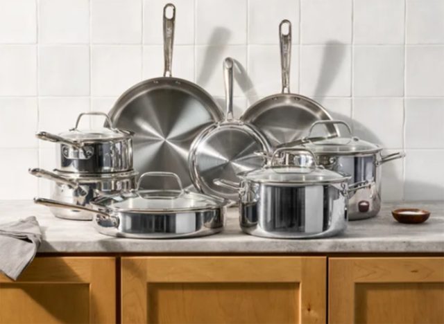 T-fal Tri-Ply 13-piece Stainless Steel Cookware Set