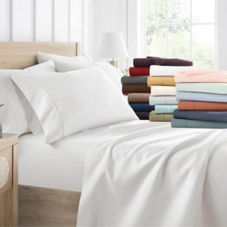 Becky Cameron Solid 6 Piece Sheet Set - Ultra Soft, Easy Care