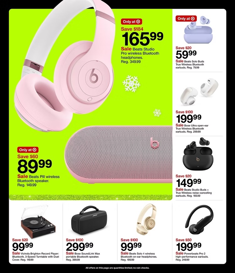 A advertisement for a electronics store