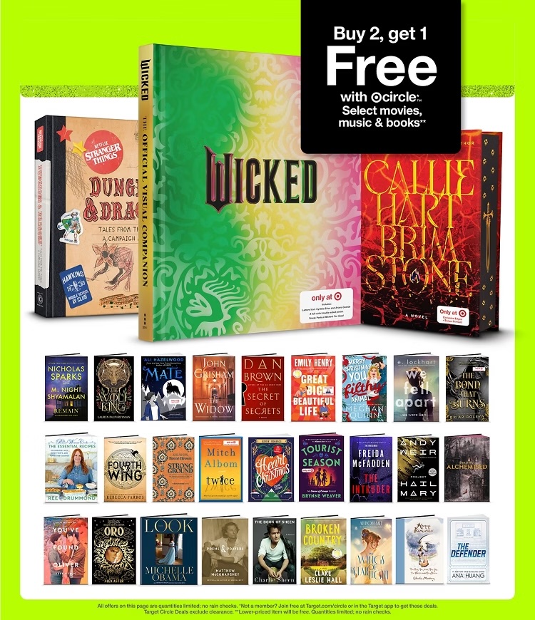 A collection of books on a screen