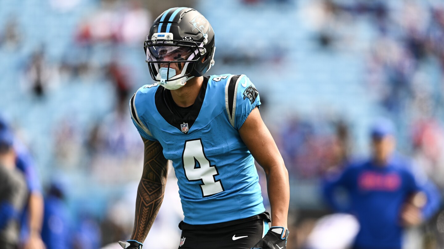  Tetairoa McMillan questionable, Rico Dowdle set to play for Panthers