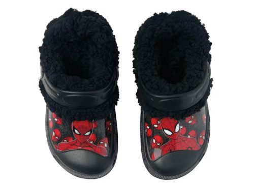 Toddler Character Warm Lined Clog - Spiderman