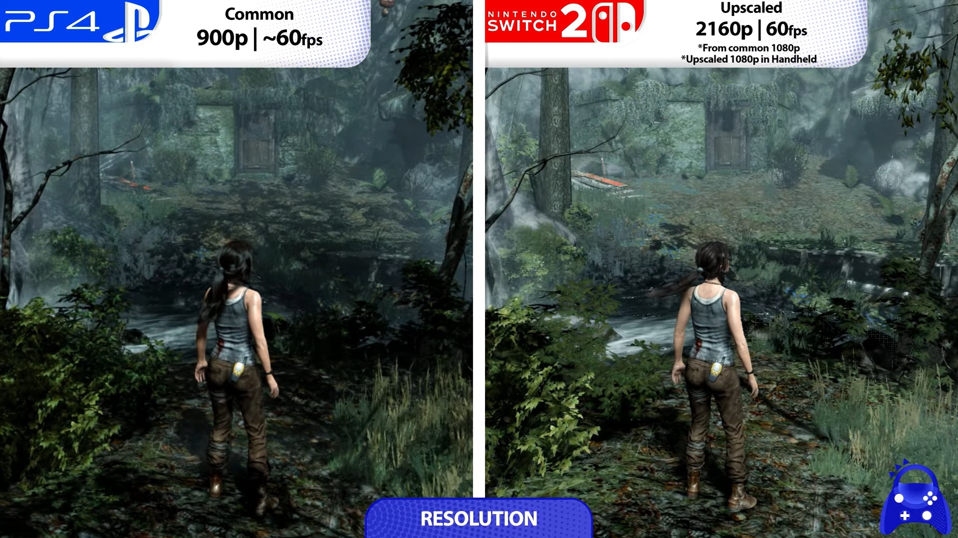  Definitive Edition Nintendo Switch 2 vs. PS4 comparison
