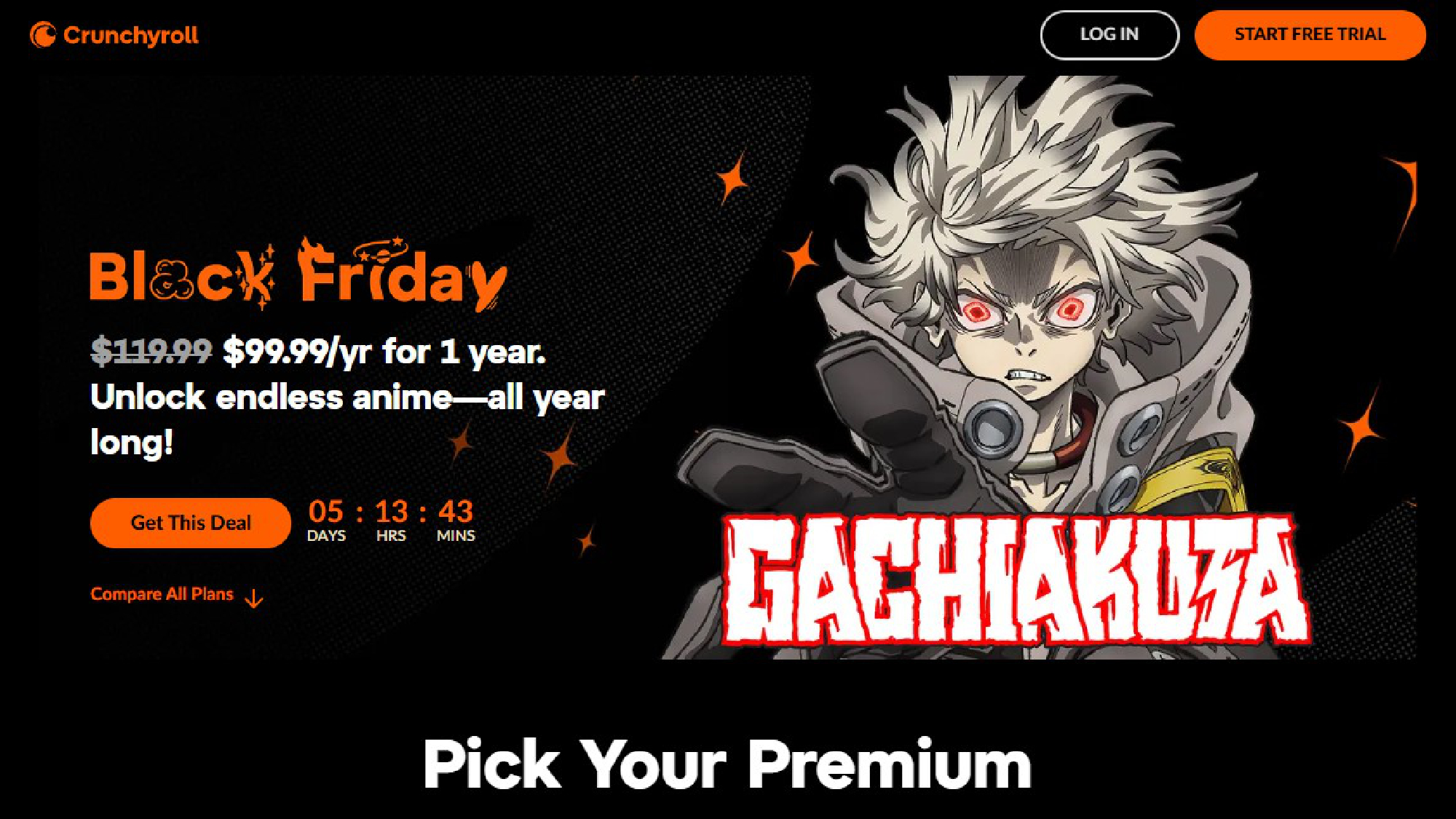 Crunchyroll Black Friday deals