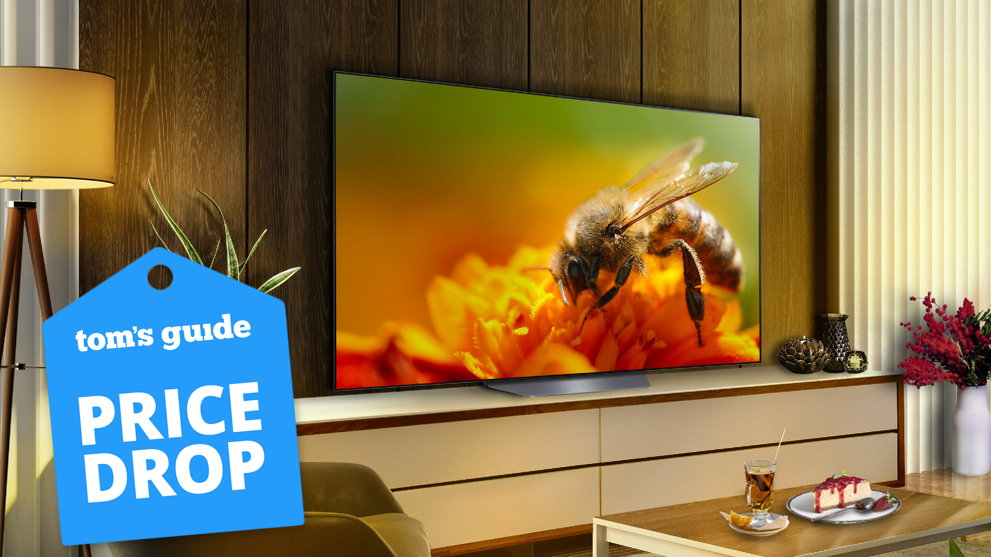 LG B4 OLED with price drop tag