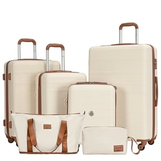 Travelhouse 6-Piece Hardshell Luggage Set