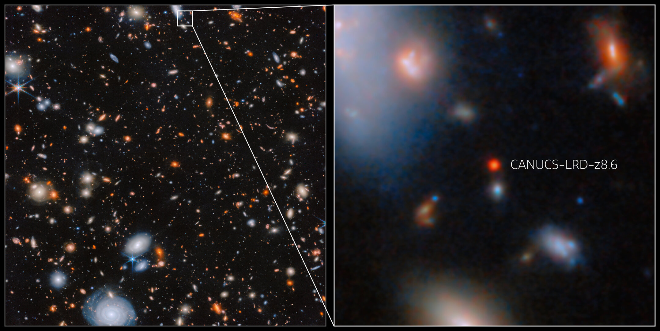  Webb spots greedy supermassive black hole in early Universe